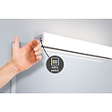 Paulmann mirror luminaire HOMESPA LUNO LED long, with sensor, CCT Switch IP44, aluminium 