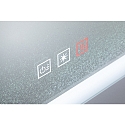 Spiegel met verlichting MIRRA LED 60 X 80CM / HIGH hoekig, CCT Switch, met aanraakdimmer, met verwarmingsfunctie IP44