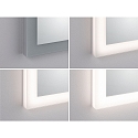 Spiegel met verlichting MIRRA LED 60 X 80CM / HIGH hoekig, CCT Switch, met aanraakdimmer, met verwarmingsfunctie IP44