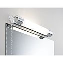 Spiegelarmatuur ORGON LED kort, met stopcontact IP44, chroom, wit