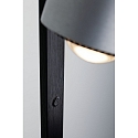 Paulmann floor lamp ALDAN LED with sensor, brushed aluminium, black dimmable