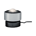 Paulmann table lamp ALDAN LED with sensor, brushed aluminium, black dimmable