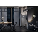 Paulmann table lamp ALDAN LED with sensor, brushed aluminium, black dimmable