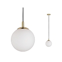 Paulmann Pendelarmatuur NEORDIC E27 IP20, messing geborsteld, wit dimbaar