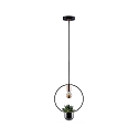 Paulmann Pendelarmatuur NEORDIC URBAN JUNGLE TASJA E27 IP20, koper, zwart dimbaar