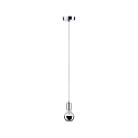Paulmann Pendant luminaire LARUS, IP44, 230V E27 max. 20W, metal, chrome