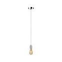 Paulmann Pendant luminaire LARUS, IP44, 230V E27 max. 20W, metal, chrome