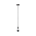 Pendant luminaire LARUS, IP44, 230V E27 max. 20W, metal