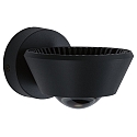 Paulmann wall luminaire SABIK LED up / down, rotatable, with lens optics IP44, black dimmable