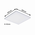 Paulmann LED paneel VELORA LED schakelbaar, 20W 1500lm 3000K CRI >80