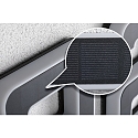 Paulmann Solar huisnummer licht met batterij, indirect IP44, zwart, wit mat 