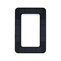Paulmann Solar huisnummer licht met batterij, indirect IP44, zwart, wit mat 