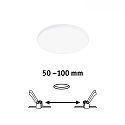 Paulmann recessed luminaire VARIFIT VENULA EDGE IP44, white  8,5W 650 | 1000lm 4000K CRI >80