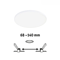 Paulmann Inbouwarmatuur VARIFIT VENULA EDGE IP44, wit  12W 1100 | 1600lm 4000K CRI >80