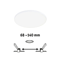 Paulmann Inbouwarmatuur VARIFIT VENULA EDGE IP44, wit  12W 1100 | 1600lm 4000K CRI >80