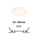 Paulmann Inbouwarmatuur VARIFIT VENULA EDGE IP44, wit  8,5W 650 | 1000lm 3000K CRI >80