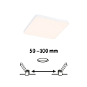 Paulmann Inbouwarmatuur VARIFIT VENULA EDGE IP44, wit  8,5W 650 | 1000lm 3000K CRI >80