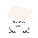 Paulmann Inbouwarmatuur VARIFIT VENULA EDGE IP44, wit  12W 1100 | 1600lm 3000K CRI >80
