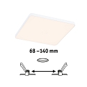 Paulmann Inbouwarmatuur VARIFIT VENULA EDGE IP44, wit  12W 1100 | 1600lm 3000K CRI >80