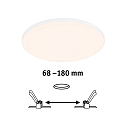 Paulmann Inbouwarmatuur VARIFIT VENULA EDGE IP44, wit dimbaar 17W 1500 | 2000lm 3000K CRI >80