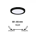 LED paneel AREO VARIFIT ON-OFF 118MM rond, instelbaar, schakelbaar, 8W 1400lm 4000K CRI >80