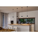 Paulmann pendant luminaire KAME 3STEP-DM cylindrical, dimmable, adjustable IP44, mat, signal black dimmable