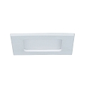 Inbouwarmatuur QUALITY PREMIUM PANEL LED hoekig IP44, wit  390lm 4000K 100� 100�