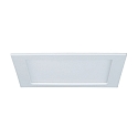 Inbouwarmatuur QUALITY PREMIUM PANEL LED hoekig IP44, wit  1450lm 4000K 120� 120�