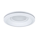recessed luminaire SORMUS round, set of 1 IP65, white matt  6,5W 560lm 3000K 100� 100� CRI >80