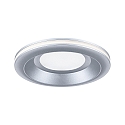 Inbouwarmatuur SORMUS rond, set van 1 IP65, chroom mat  6,5W 560lm 3000K 100� 100� CRI >80
