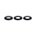 Paulmann recessed luminaire SORMUS round, set of 1 IP65, black matt  6,5W 560lm 3000K 100� 100� CRI >80