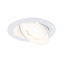 Paulmann Spot AUMUS rond, set van 1 IP20, wit mat dimbaar