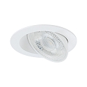 Paulmann Spot AUMUS rond, set van 1 IP20, wit mat dimbaar