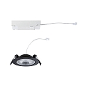 Paulmann spot AUMUS round, set of 1 IP20, black matt dimmable