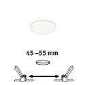 Paulmann LED paneel VELUNA VARIFIT LED rond, instelbaar, 6W 400lm 4000K CRI >80