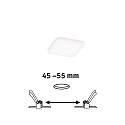 Paulmann LED paneel VELUNA VARIFIT LED rond, instelbaar, 6W 400lm 4000K CRI >80