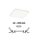 Paulmann LED paneel VELUNA VARIFIT LED rond, instelbaar, 10W 750lm 4000K CRI >80