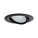 Paulmann Inbouwarmatuur NOVA PLUS draaibaar GU10|GU5,3 IP65, zwart mat dimbaar