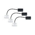 LED lamp COIN NOVA PLUS set van 3, schakelbaar Coin 6W 470lm 2700K 100� CRI >80 