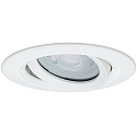 Paulmann Recessed luminaire LED Nova, IP65, round, 7W, GU10, set of 1 swiveling