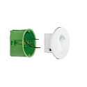 Paulmann Paulmann Wall recessed luminaire round 2700K white, 2,7W with motion detector