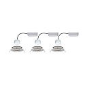 Paulmann Inbouwarmatuur NOVA PLUS COIN WW LED rond, draaibaar, set van 3, ZigBee aanstuurbaar IP23