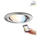 Paulmann Inbouwarmatuur NOVA PLUS COIN TW LED rond, draaibaar, Tunable White, ZigBee aanstuurbaar IP23