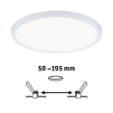 Paulmann LED paneel AREO VARIFIT 3-STEP-DIM 230MM rond, dimbaar, instelbaar, dimbaar 18W 1400lm 4000K CRI > 80