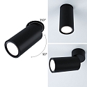 Paulmann Inbouwarmatuur TURNAL COIN, zwart mat dimbaar 6W 470lm 2700K 100� 100� CRI >80