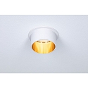 Paulmann Inbouwarmatuur GIL COIN LED rond, stijf IP44, goud, wit mat dimbaar 470lm 2700K CRI >80
