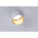 Paulmann Inbouwarmatuur GIL COIN LED rond, stijf IP44, goud, wit mat dimbaar 470lm 2700K CRI >80