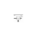 Recessed spot LED COLE IP44, fixed, incl. LED COIN Module, 230V, 6.5W 2700K460lm 100�, 3-step dimmable, black / gold matt