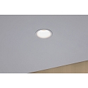 Paulmann recessed luminaire CYMBAL COIN LED rigid, set of 1 IP44, white matt dimmable 6,8W 463lm 2700K 38� 38� CRI >80