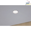 Paulmann recessed luminaire CYMBAL COIN LED rigid IP20, white matt dimmable